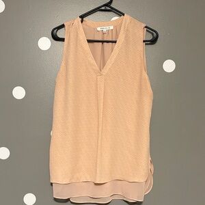 Light Pink V-Neck Blouse